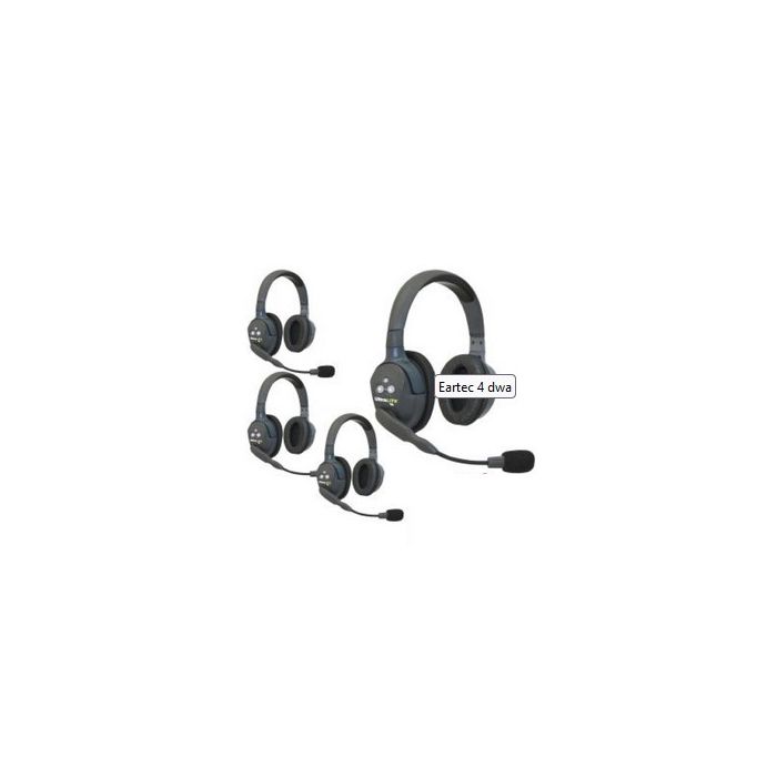 Eartec UltraLITE™ Double 4 osobowy system komunikacji bezprzewodowej – słuchawka podwójna